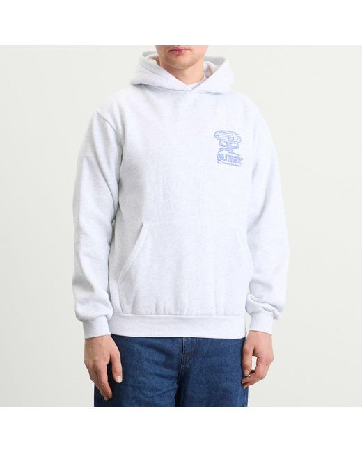 Butter Goods White Terrain Hoodie for men