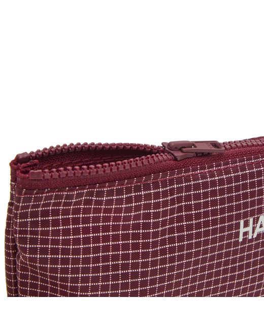 Hay Red Grid Pouch