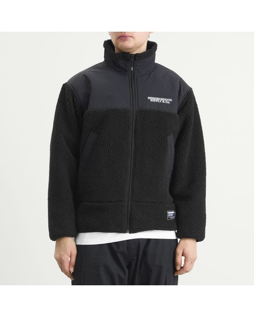 Neighborhood Black Fleece Jacket for men