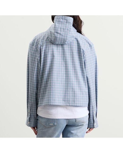 Acne Blue Ofass Check Jacket