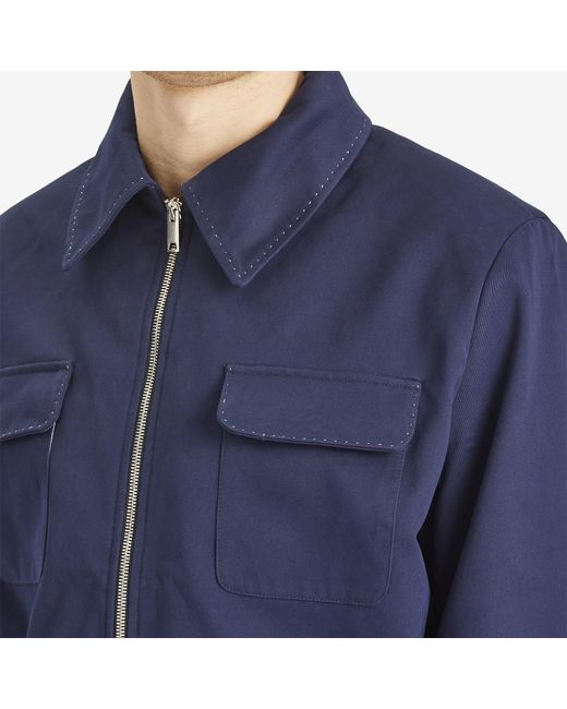 Second/Layer Blue Herman Jacket for men