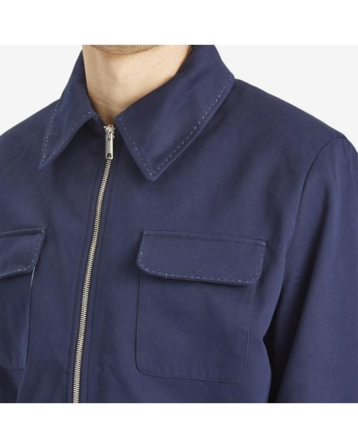 Second/Layer Blue Herman Jacket for men