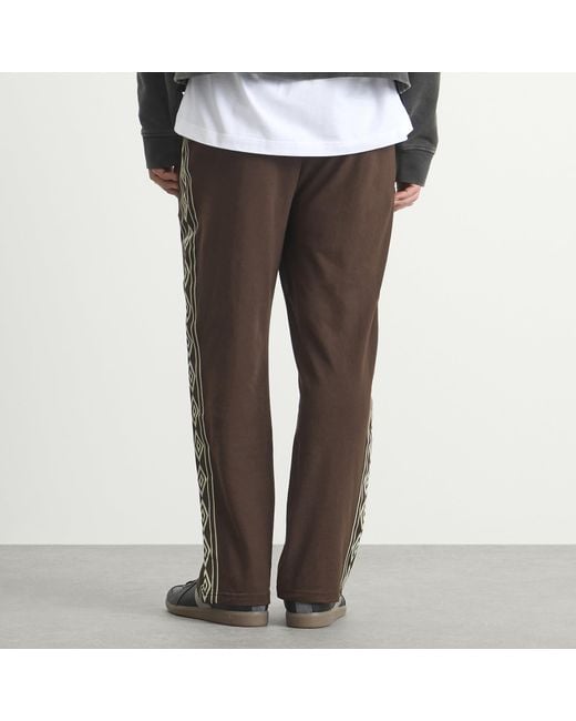 Umbro Brown Taped Track Pant for men