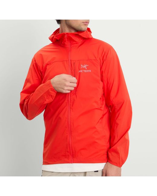 Arc'teryx Red Arcteryx Squamish Hooded Jacket for men