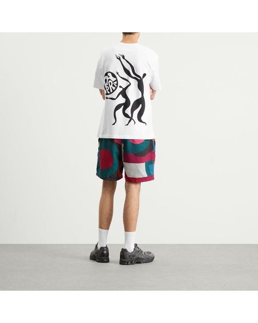 by Parra White Play Ball T-Shirt for men