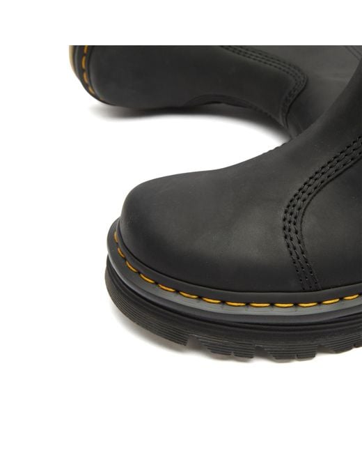 Dr. Martens Black Zebzag Rigger Boot