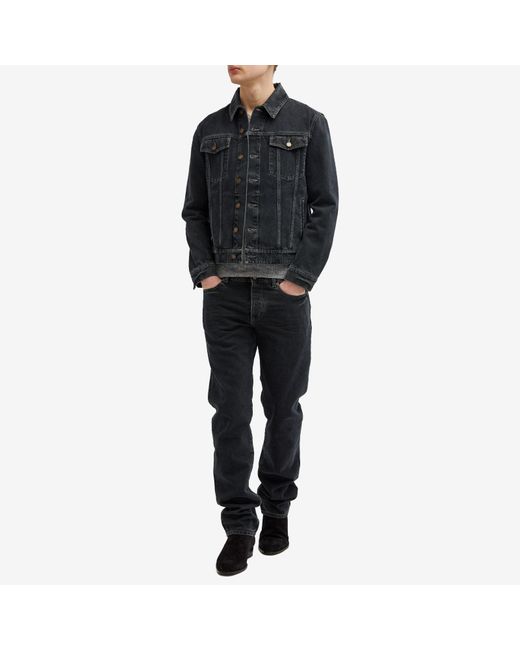 Saint Laurent Blue Slim 5 Pocket Jean for men