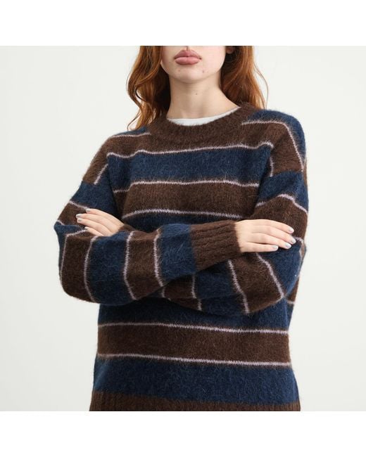 Samsøe & Samsøe Blue Sajeanne Hairy Knit Sweater