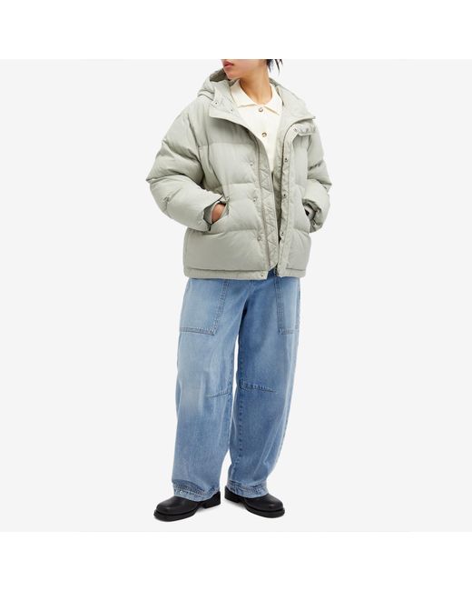 DUNST Gray Hooded Volume Goose Down Jacket
