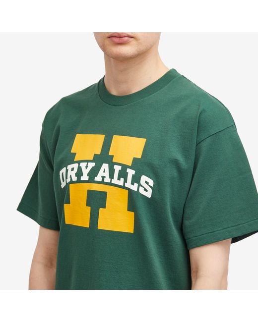Human Made H Dry Alls T-Shirt in Green for Men | Lyst