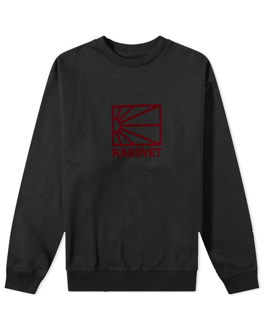Rassvet (PACCBET) Sun Logo Crew Sweatshirt in Black for Men | Lyst
