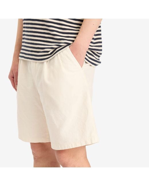 Norse Projects Natural Benn Cotton Linen Shorts for men