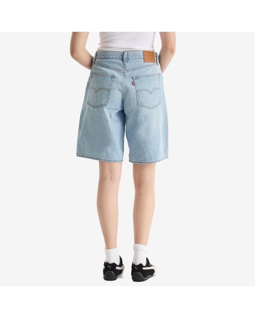 Levi's Blue Baggy Dad Jorts