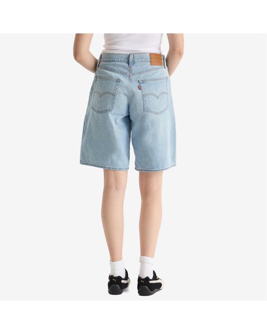 Levi's Blue Baggy Dad Jorts