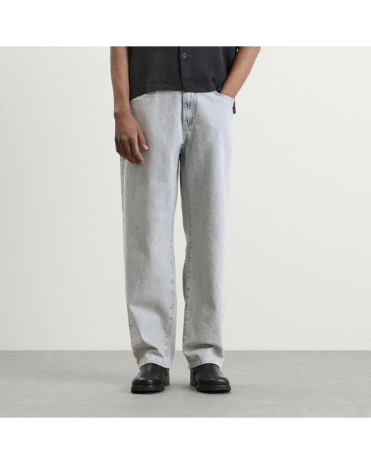 MKI Miyuki-Zoku Gray Denim Classic Jeans for men
