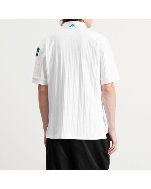 Adidas White Golf Eqt Polo for men