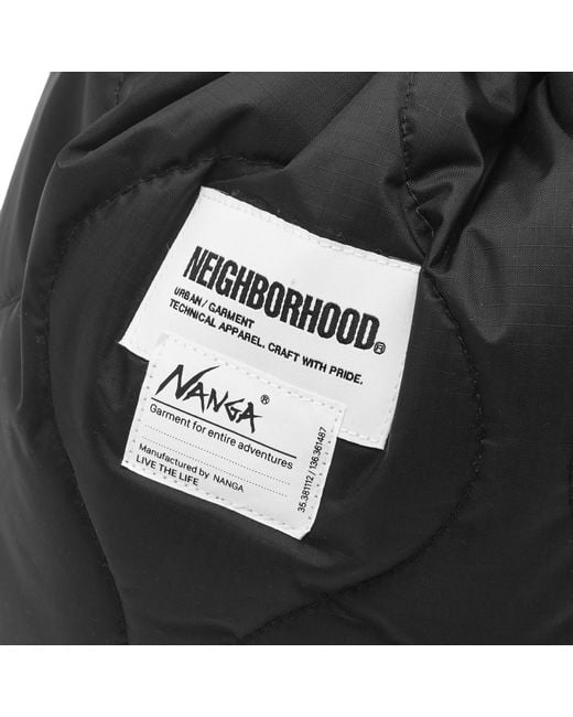 Neighborhood X Nanga Down Drawstring Bag in Black for Men | Lyst Neighborhood X Nanga Down Drawstring Bag in Black for Men | Lyst