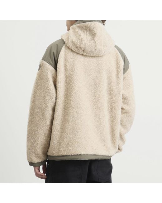 Canada Goose Natural Alberni Reversible Fleece Bomber Jacket for men