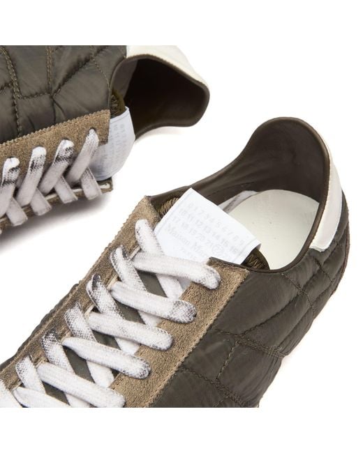 Maison Margiela Brown Low Top Sprinter Sneakers
