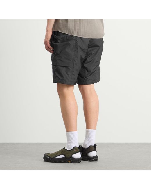 Goldwin Black Ripstop Shorts for men