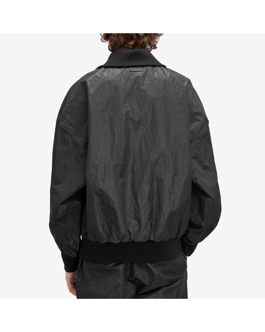 Fear Of God Black 8Th Half Zip Track Jacket for men