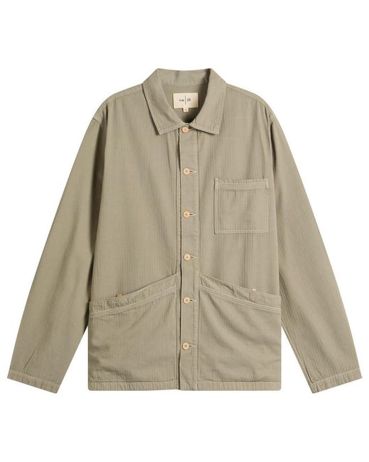 Folk Green Meyer Shirt Jacket for men