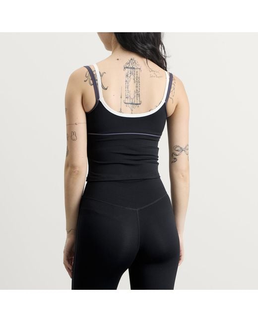 Tala Black Skinluxe Contrast Double Strap Vest