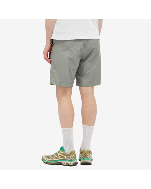 Snow Peak Green Light Mountain Cloth Shorts for men