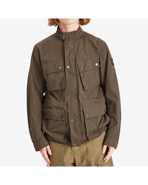 Belstaff Gray Alpha Nylon Service Fieldmaster for men