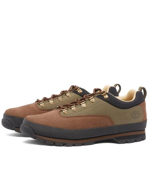 Timberland Brown Euro Hiker Low for men