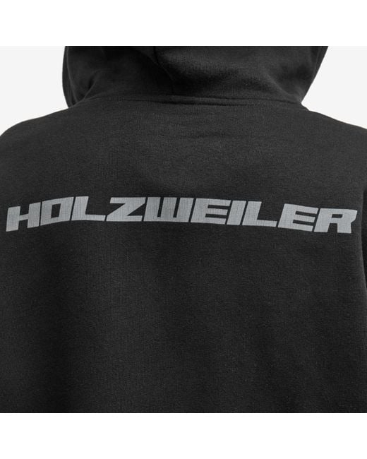 Holzweiler Black W. Ceremony Zip Hoodie