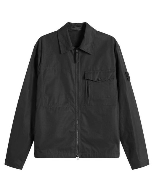 ジャケット・アウター 2018SS STONE  GHOST SHIRTS JACKET Stone Island Ghost Cotton Canvas Zip Shirt Jacket in Black for Men