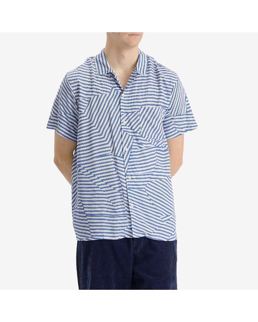 YMC Blue Malick Vacation Shirt for men