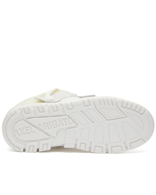 Axel Arigato White Area Patchwork Sneakers for men
