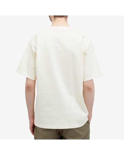 Norse Projects White Simon Loose Printed T-Shirt for men