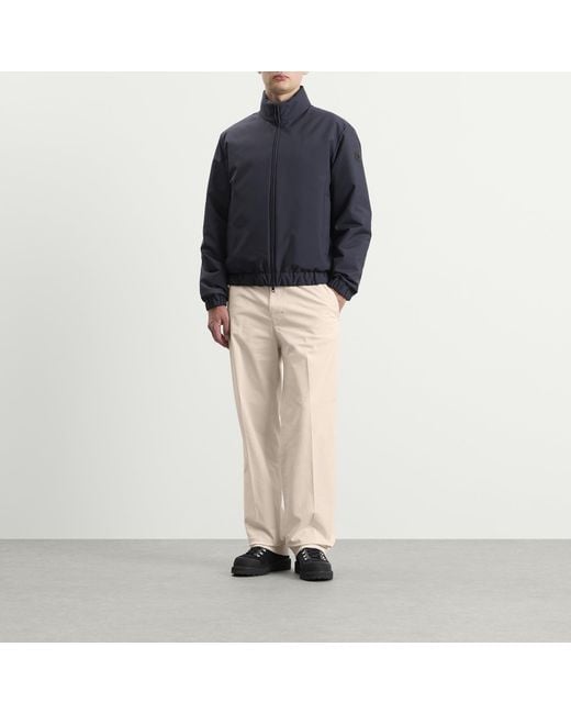 Moncler Natural Cotton Gaberdine Trousers for men