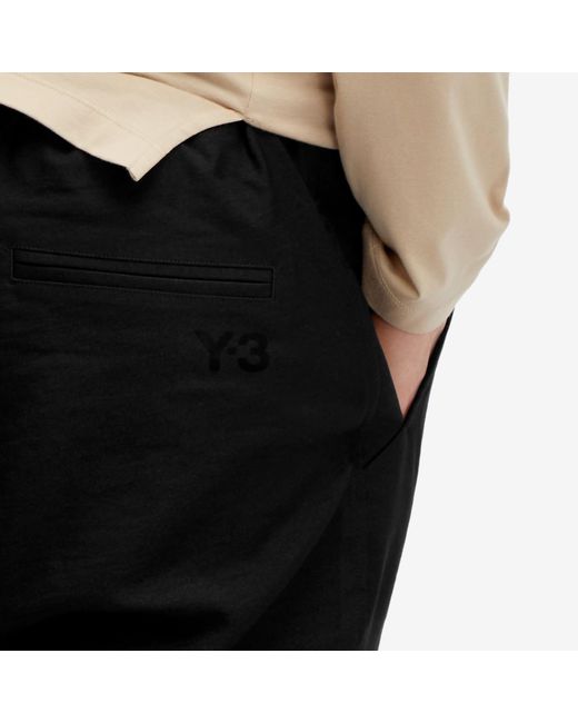 Y-3 Black Straight Pant for men