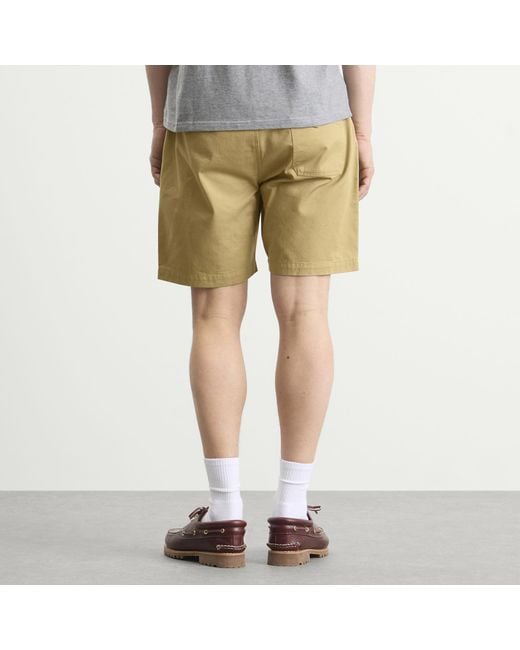 Universal Works Natural Twill Beach Shorts for men
