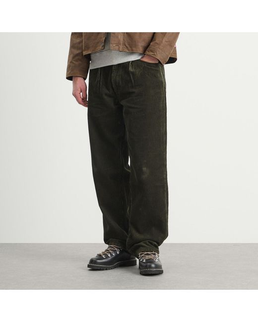 Levi's X Barbour 578 Pleated Trousers in Grey for Men | Lyst Canada