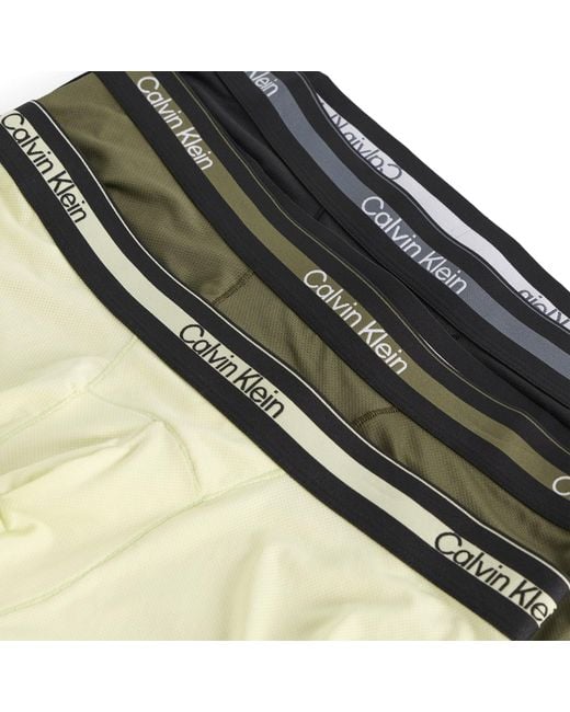 Calvin Klein Green Icon Active Mesh Trunk for men