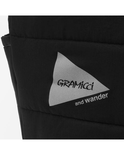Gramicci Black X And Wander Padded 2 Way Tote for men