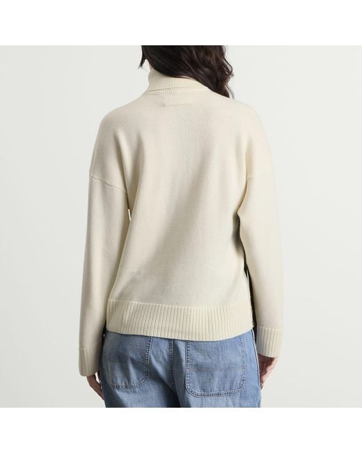 Maison Margiela Green Mm6 V-Neck Knitted Double Layer Jumper
