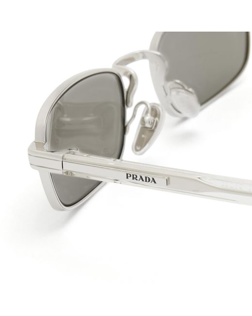 Prada Gray 0Pr B54S Sunglasses