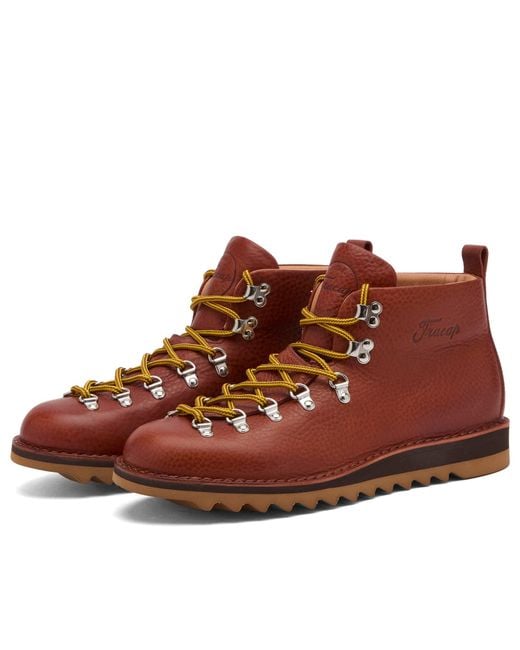 Fracap Brown M120 Ripple Sole Scarponcino Boot for men