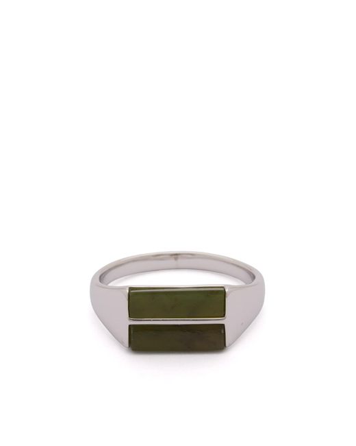Miansai Metallic Duo Jasper Ring for men