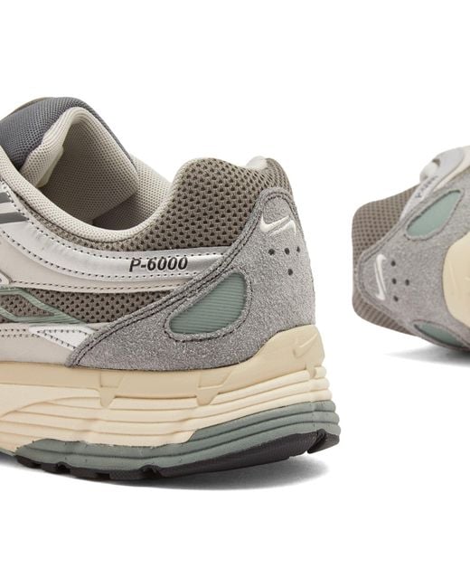 Nike White P-6000 Spnt Sneaker