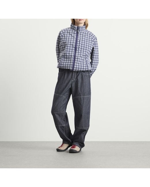 Gramicci Blue Japanese Chambray Double Knee Pant