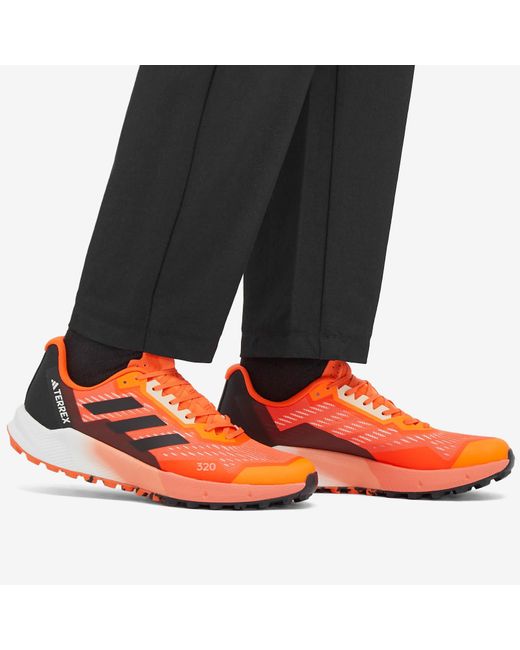 Adidas Red Terrex Agravic Flow 2 Sneakers for men