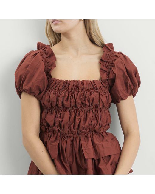 Damson Madder Red Lyza Blouse