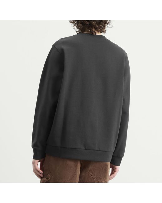Gramicci Black One Point Crew Sweatshirt for men